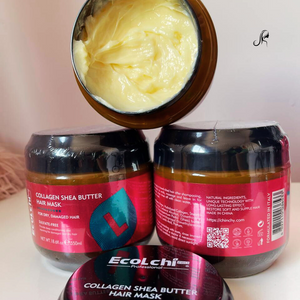 Mascarilla Capilar con Colágeno – Reparación Profunda, Sin Sulfatos (550 ml) Ecolchi