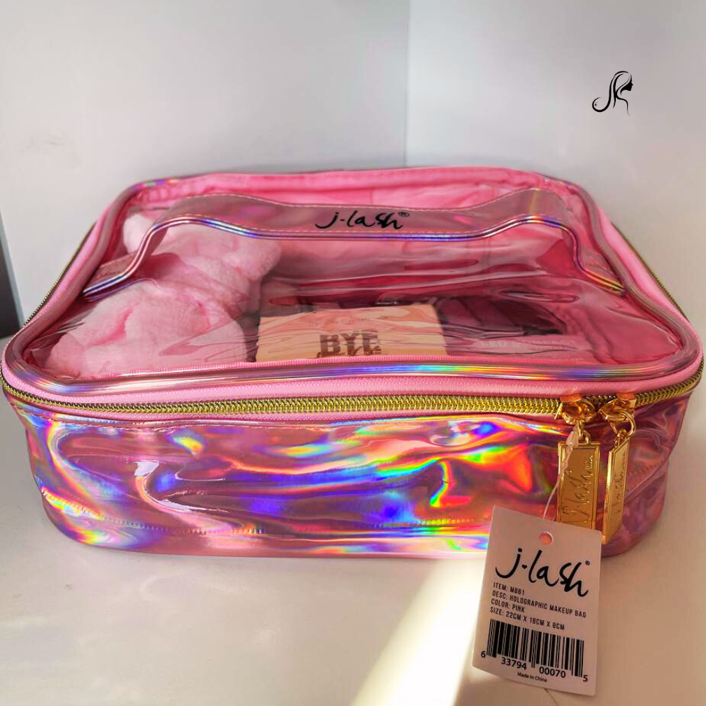 J-Lash - Cosmetiquero Holografico Rosa