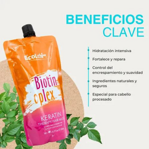 Ecolchi – Mascarilla Capilar Fortalecedora con BIOTINA