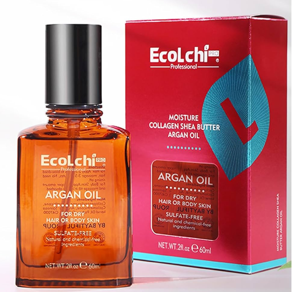 Aceite Capilar Nutritivo con Colágeno, Karité y Argán -  Ecolchi
