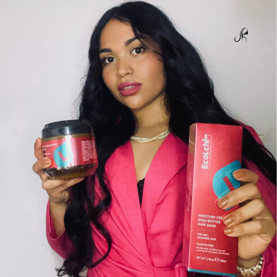 Mascarilla para el cabello con manteca de Karité y colágeno - ECOLCHI